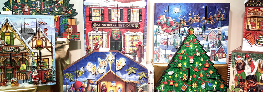 Shop now in London UK Byers Choice Advent Calendars – North Pole