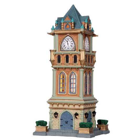 Lemax Municipal Clock Tower 05007 Lemax Caddington Village