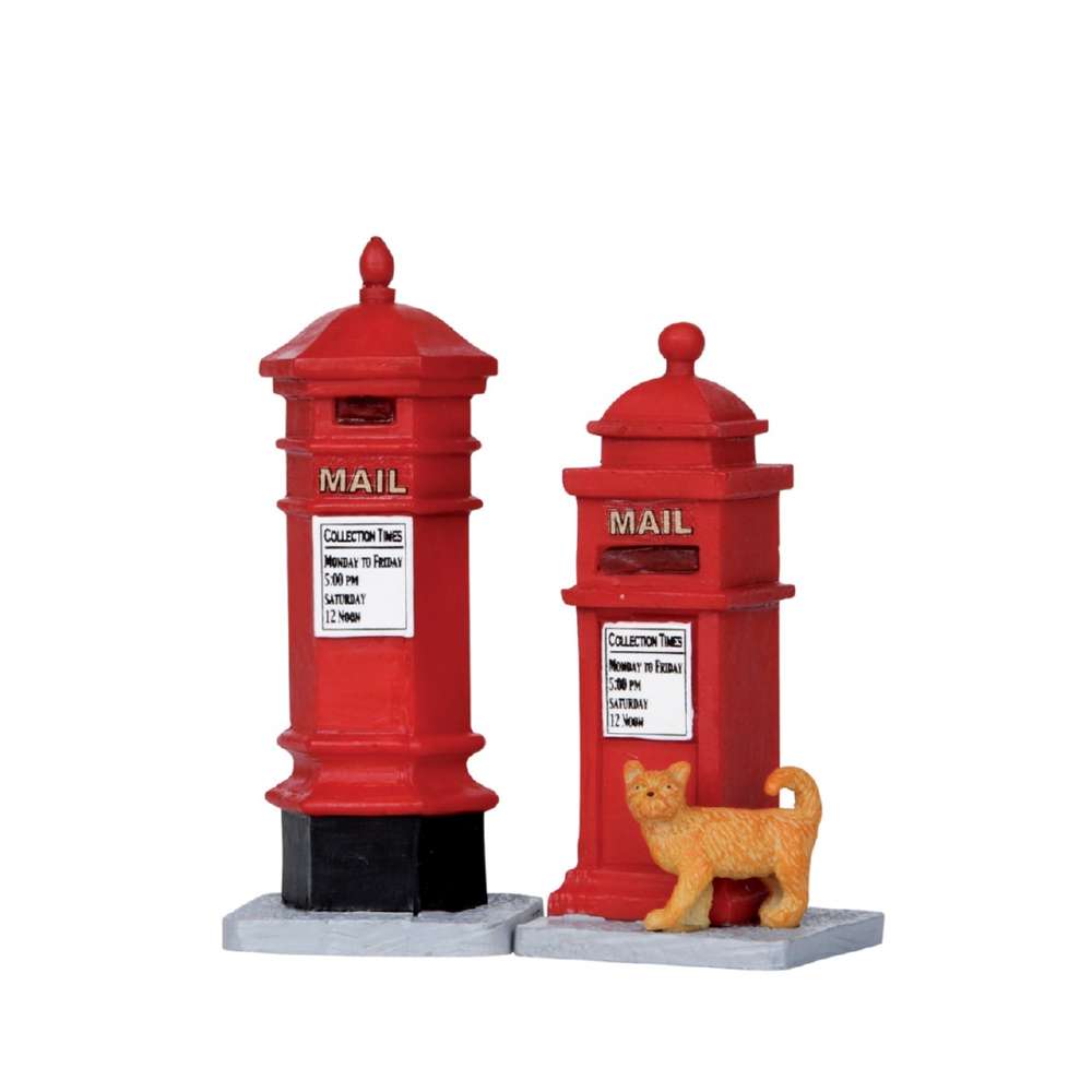 Lemax Victorian Mailbox Set Of 2 14362 Lemax Accessories