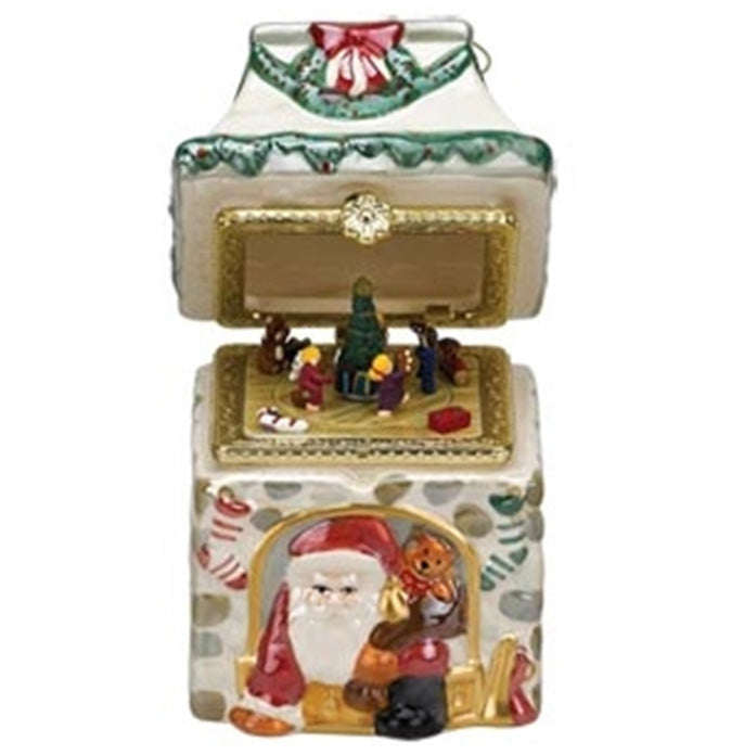 Mr Christmas Mini Porcelain Music Box Santa 16592 for sale in UK