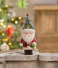 Retro Santa with Candy Cane and Tree Hat TL2370  Bethany Lowe