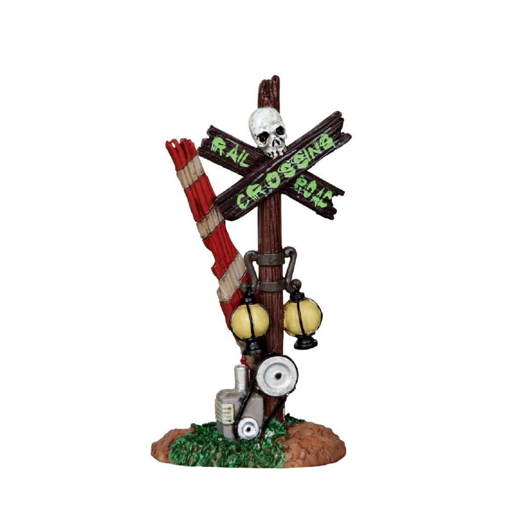 Lemax Rotten Railroad Crossing 24464 Spooky Town for sale in UK