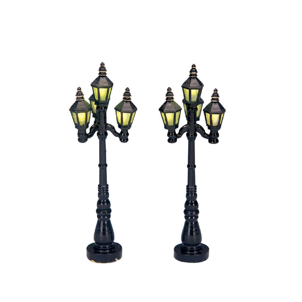 Lemax Old English Street Lamp Set Of 2 34902 Lemax Light Accessories