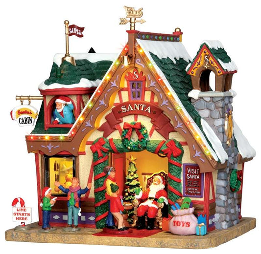 Lemax Village 35554 Santa's Cabin,  35554