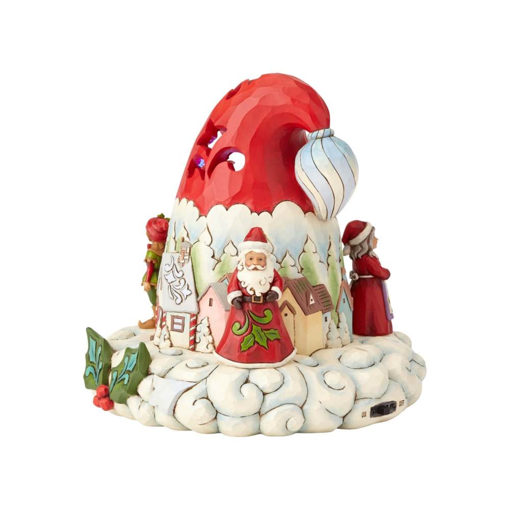 Jim Shore Hats Off to Christmas Magic (Lighted SantaÂ Hat) 4060107