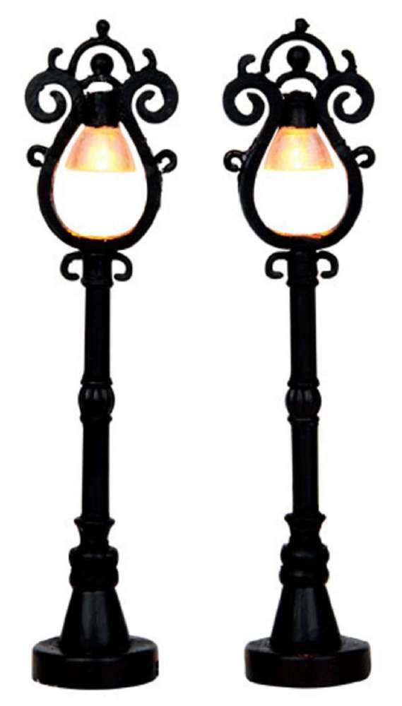 Lemax Parisian Street Lamp Set Of 2 44757 for sale in UK