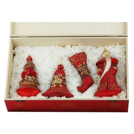 For sale in UK Komozja Family Mostowski Red Ornaments Collection  5103-2