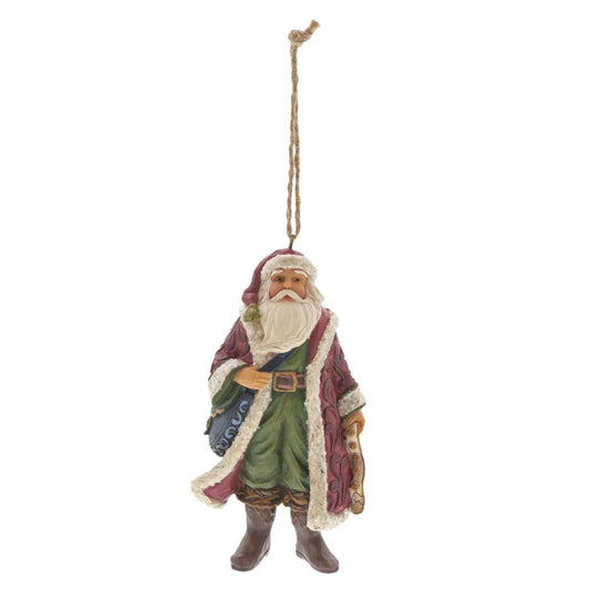 Jim Shore Victorian Santa with Satchel (HangingÂ ornament) 6001432