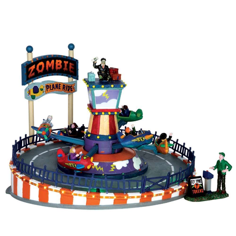 Lemax Zombie Plane Ride,  64046 Lemax Spooky Town