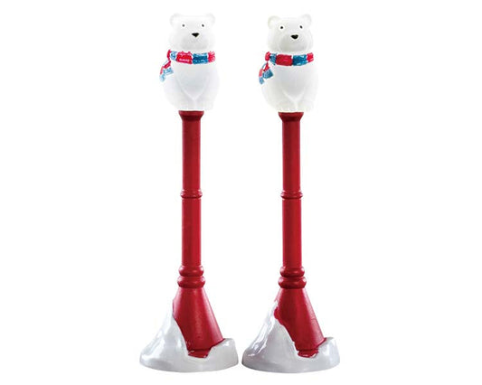 Lemax Village 74230 Polar Bear Street Lamp for sale in UK