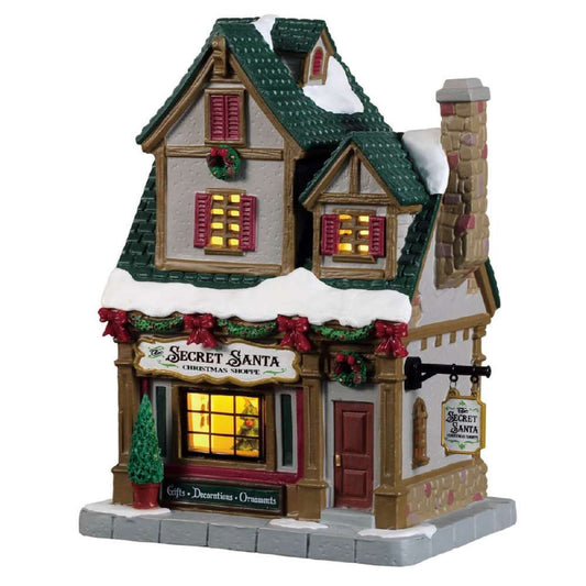 Lemax The Secret Santa Christmas Shoppe, 95512 for sale in UK