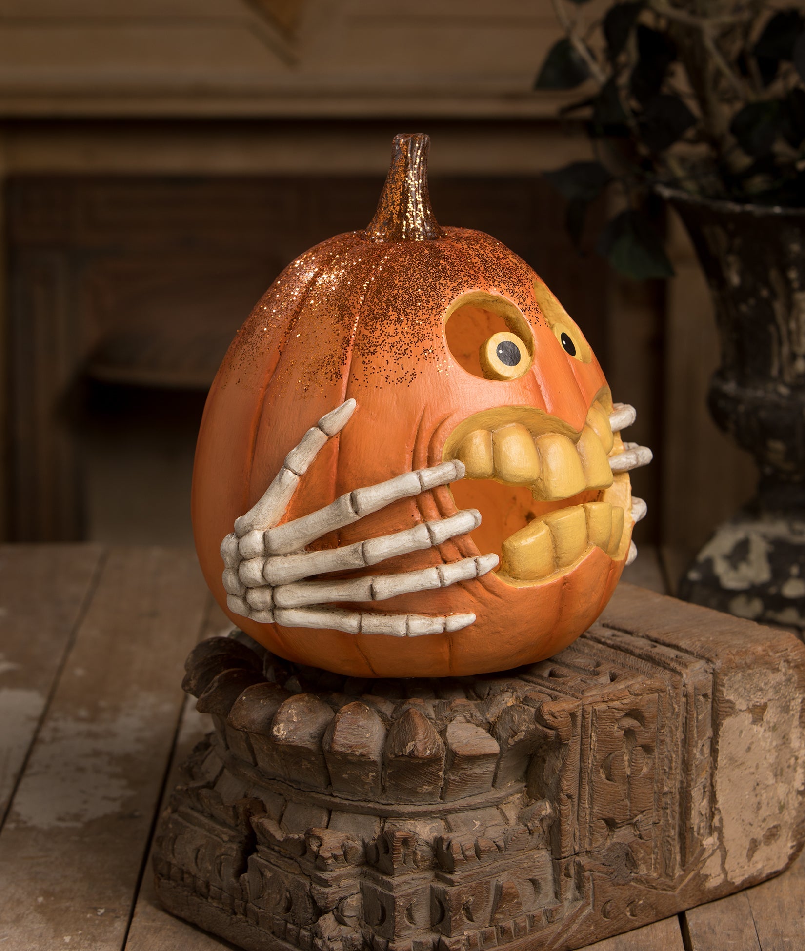 Bethany Lowe Funny Face Jack O'lantern TD1204