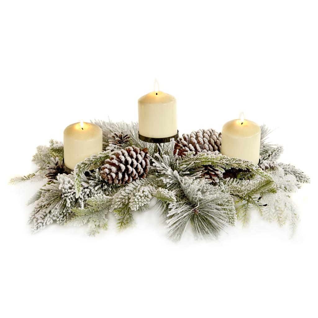 For sale in UK Snow Pine Pinecone Votive Holder A 56182