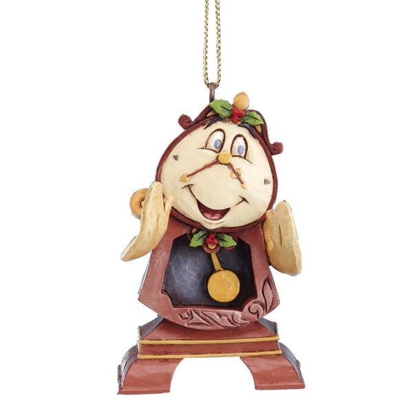 Jim Shore A21429 Cogsworth Hanging Ornament Disney Traditions