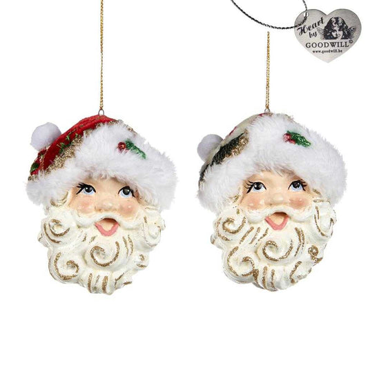 For sale in UK Goodwill Belgium Santa Head Ornament B 94409