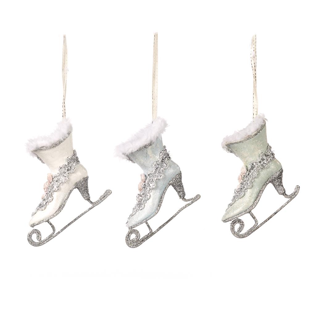 For sale in UK Carousel Skate Ornament 3 Assorted B 96266