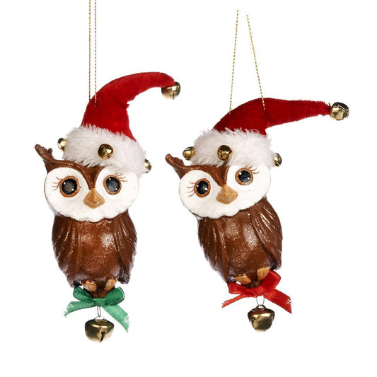 For sale in UK Jingle Owl Ornament B 97467