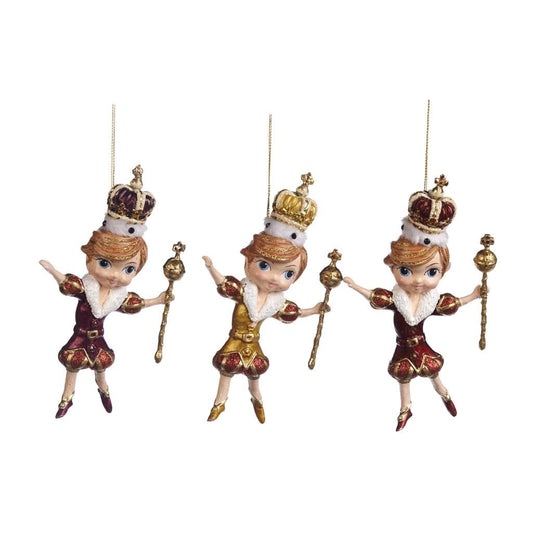 For sale in UK Royal King Ornament 3 Assorted B 97809