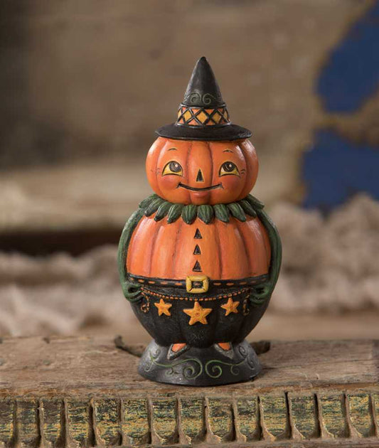 Bethany Lowe Johanna Parker Pumpkin Pete Spooks Jar JP0382