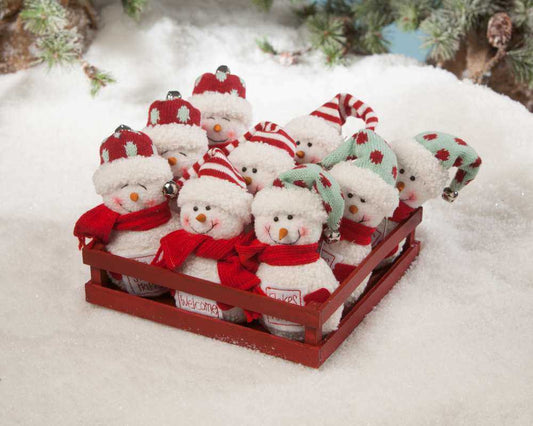 A fabolous decoration to buy in UK - LM8177 Bethany Lowe  Crate Of Snowmen Set of 9