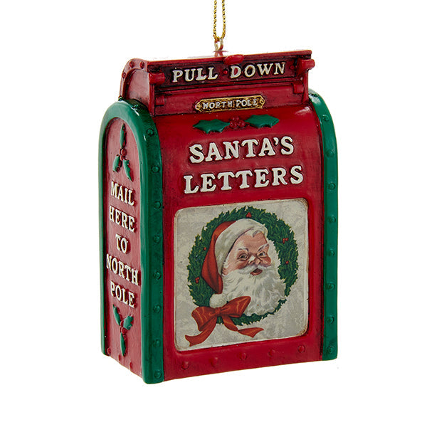 Kurt S. Adler NYC C6715 Vintage Santa's Mailbox Ornament