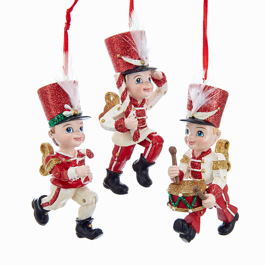 Kurt S. Adler NYC C7997 North Pole Marchng Toy Soldier 3 Assorted