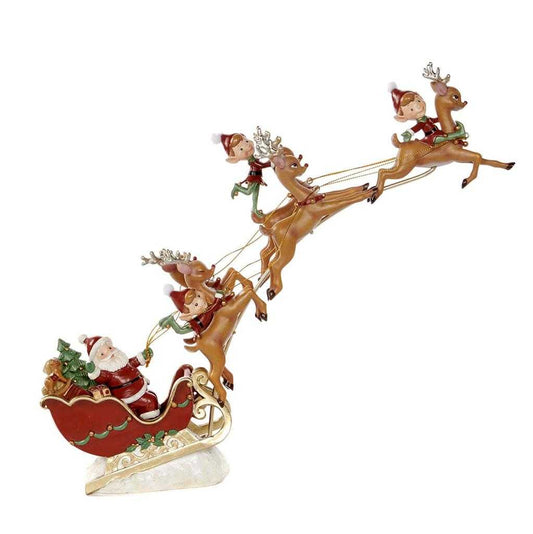 For sale in UK Goodwill Belgium Santa Sleigh With Elves and Deer