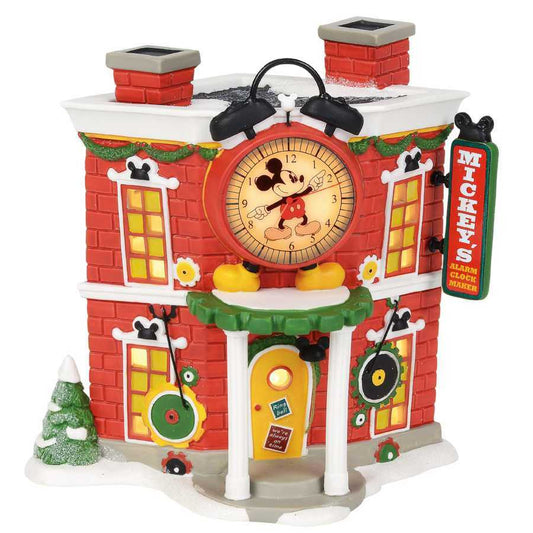 A fabolous decoration to buy in UK - Department56 Disney Mickeys Alarm Clock Shop EU A30082