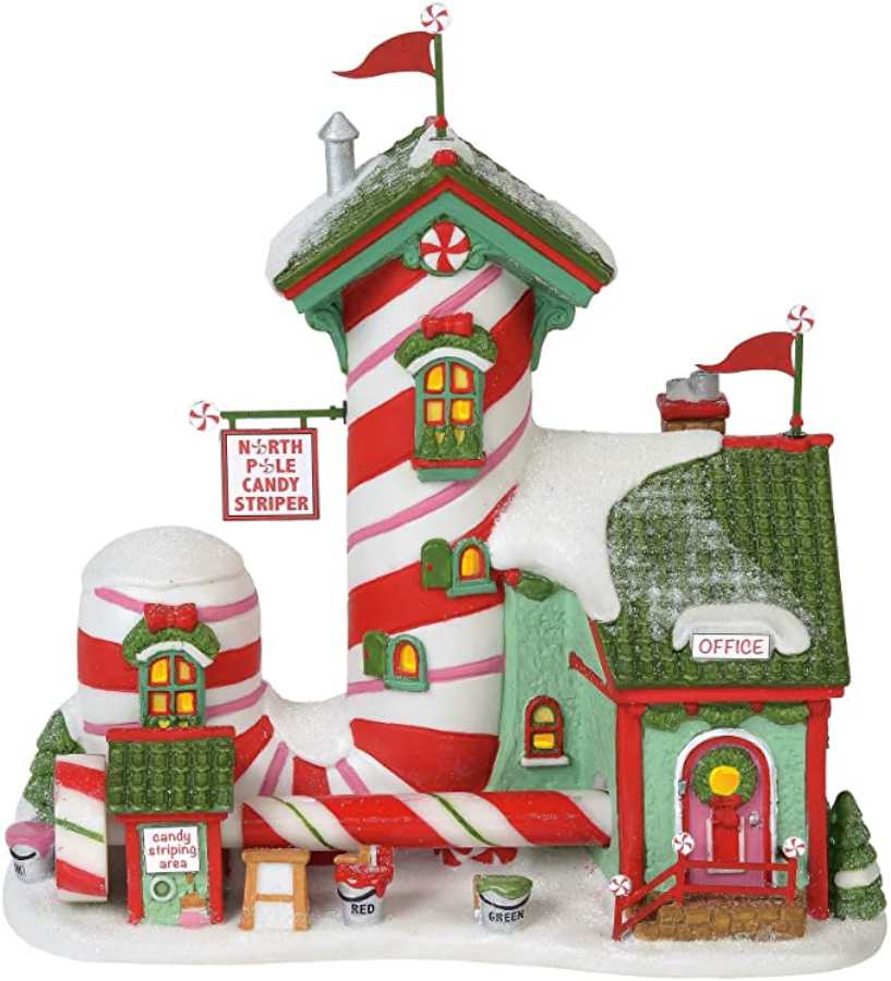 A fabolous decoration to buy in UK - Department56 Disney North Pole Candy Striper EU A30066