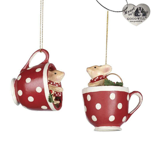 For sale in UK Goodill Belgium Woodland Tea Party Mouse In Dotted Cup