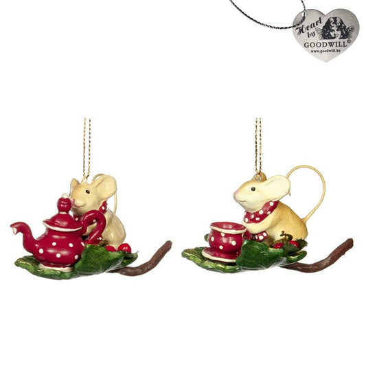 For sale in UK Goodill Belgium Woodland Tea Party Baby Mouse On Leaf