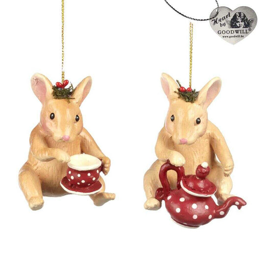 For sale in UK Goodill Belgium Woodland Tea Time Mouse 2 Assorted