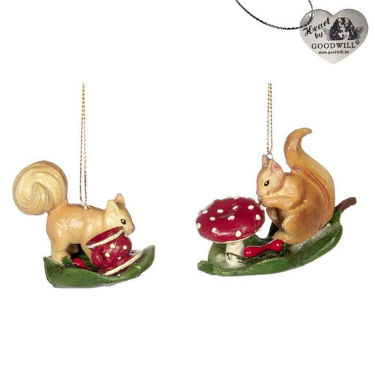 For sale in UK Goodill Belgium  Woodland Tea Party Squirrel On Leaf