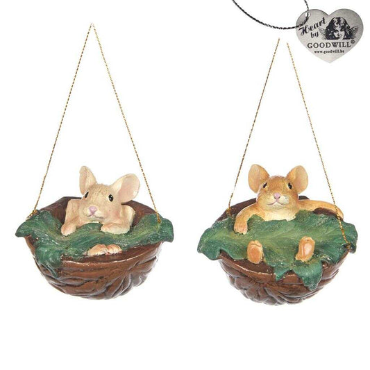 For sale in UK Goodill Belgium Woodland Mouse In Nut Bed 2 Assorted