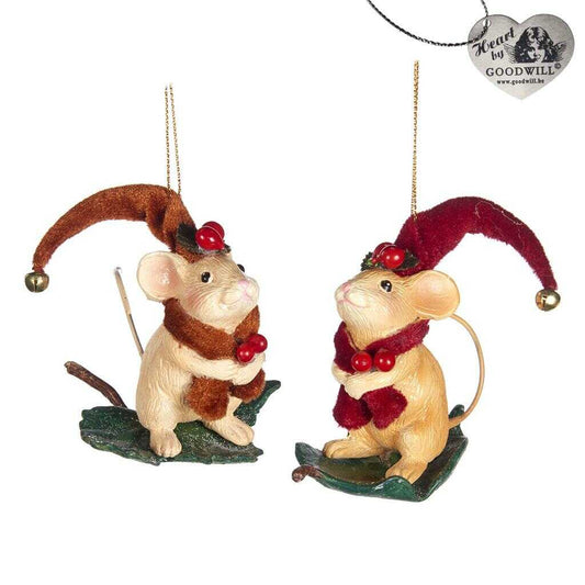 For sale in UK Goodill Belgium Woodland Mouse With Leaf 2 Assorted