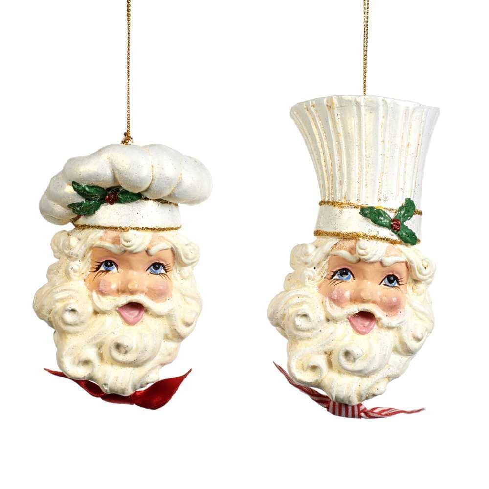 For sale in UK Goodwill Belgium B 92002 Santa Chef Head Onaments