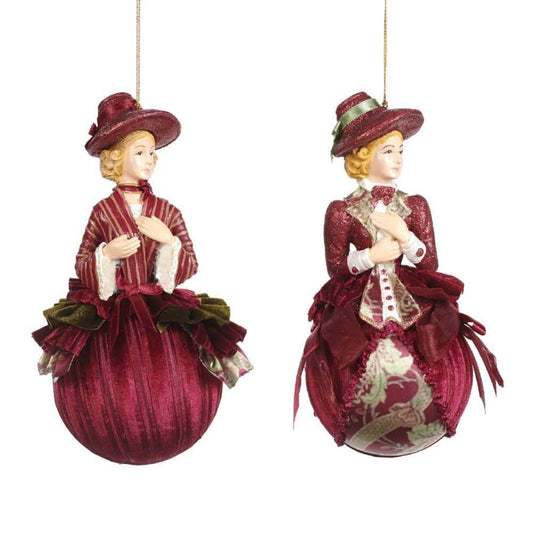 For sale in UK Goodwill Belgium B 92103 Xmas Victorian Lady on Ball