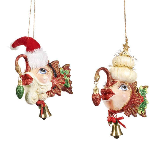 For sale in UK Goodwill Belgium B 92353 Santa Angler Fish Ornaments