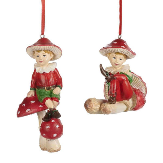 For sale in UK Goodwill Belgium D 46138 Boy on Mushroom Ornaments