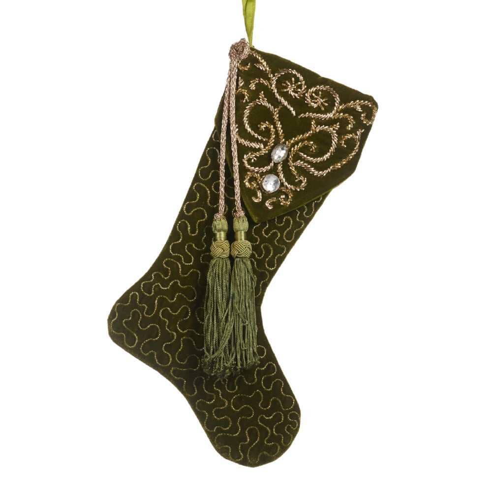 For sale in UK Goodwill Belgium IF 10018 Embroidered Tassel Stocking