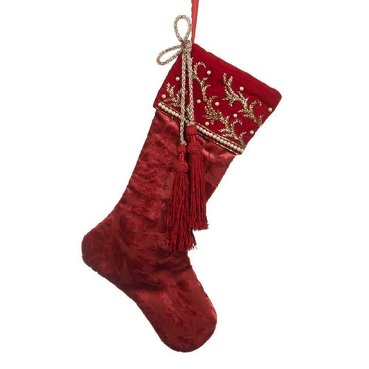 For sale in UK Goodwill Belgium Embroidered Tassel Stocking