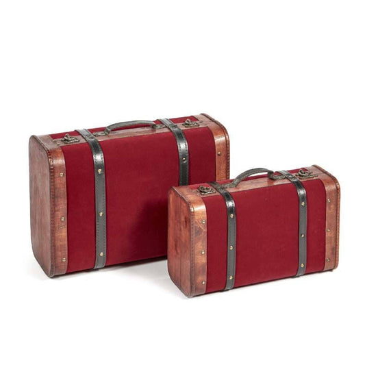 For sale in UK Goodwill Belgium K 10151 Wood Velvet Suitacse Set of