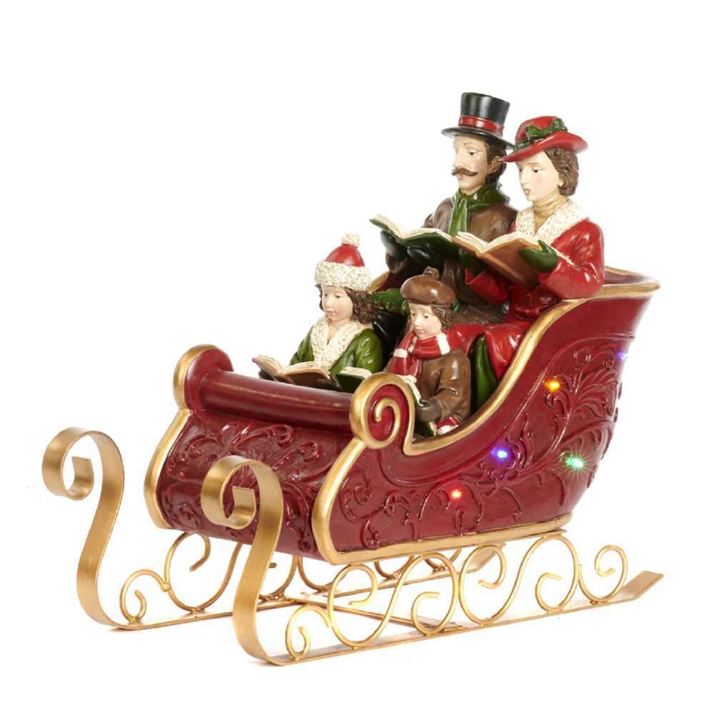 For sale in UK Goodwill Belgium Led Lit Xmas Family Choir in Sleigh