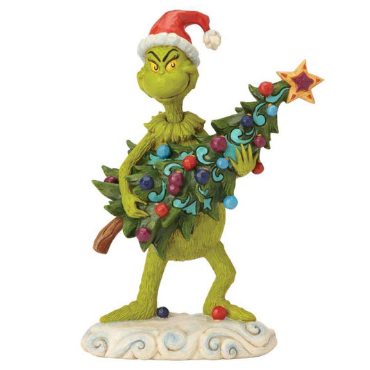 Jim Shore 6002067 Grinch Stealing TreeÂ Figurine