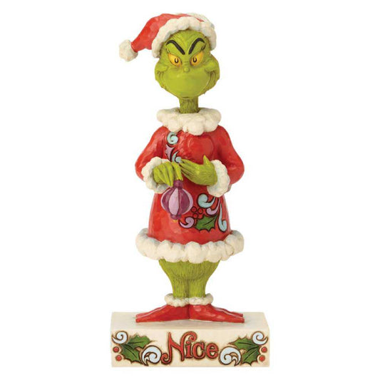 Jim Shore 6002068 Two-sided Naughty/Nice GrinchÂ Figurine