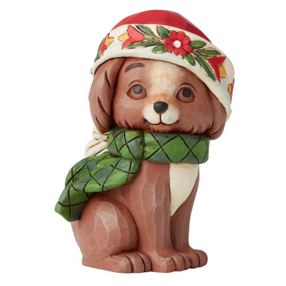 Jim Shore Christmas Puppy Miniature 6004296