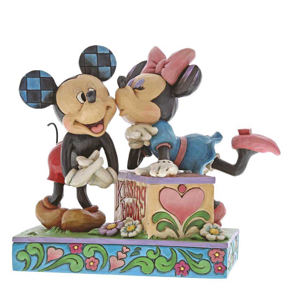 Jim Shore Kissing Booth Mickey & Minnie 6000970 for sale in UK