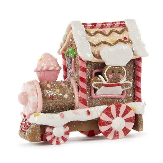 For sale in UK Goodwill Clay Gingerbread Train Ornament