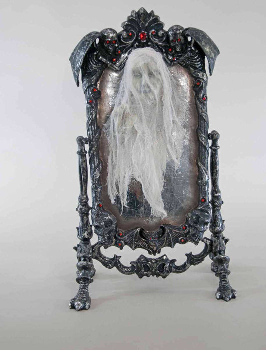 A fabolous decoration to buy in UK - Katherine's Collection 28-828280 Dead and Breakfast Mirror with Creepy Face