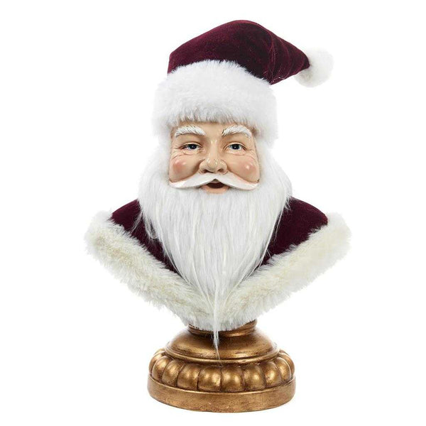 A fabolous decoration to buy in UK - Katherine's Collection Xmas Wishes Santa Bust KC 23-923575